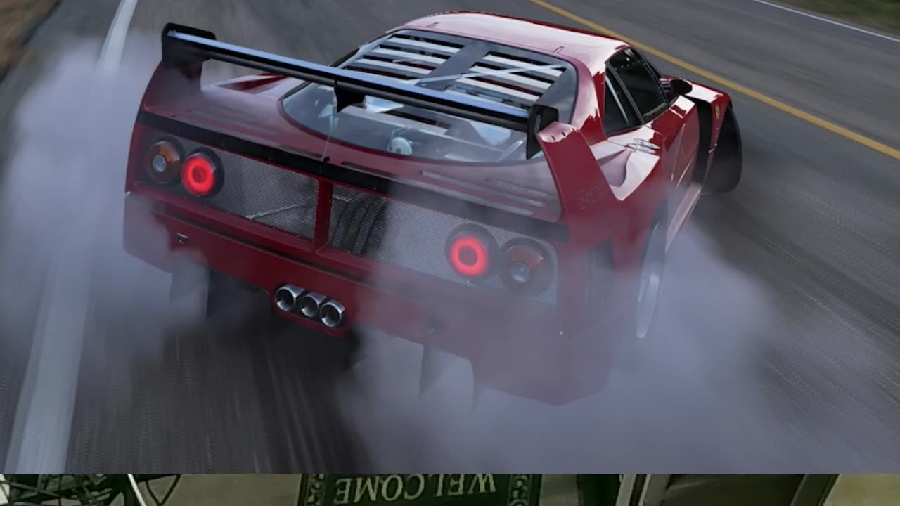 Drifting the Ferrari F40 - Forza Horizon 5