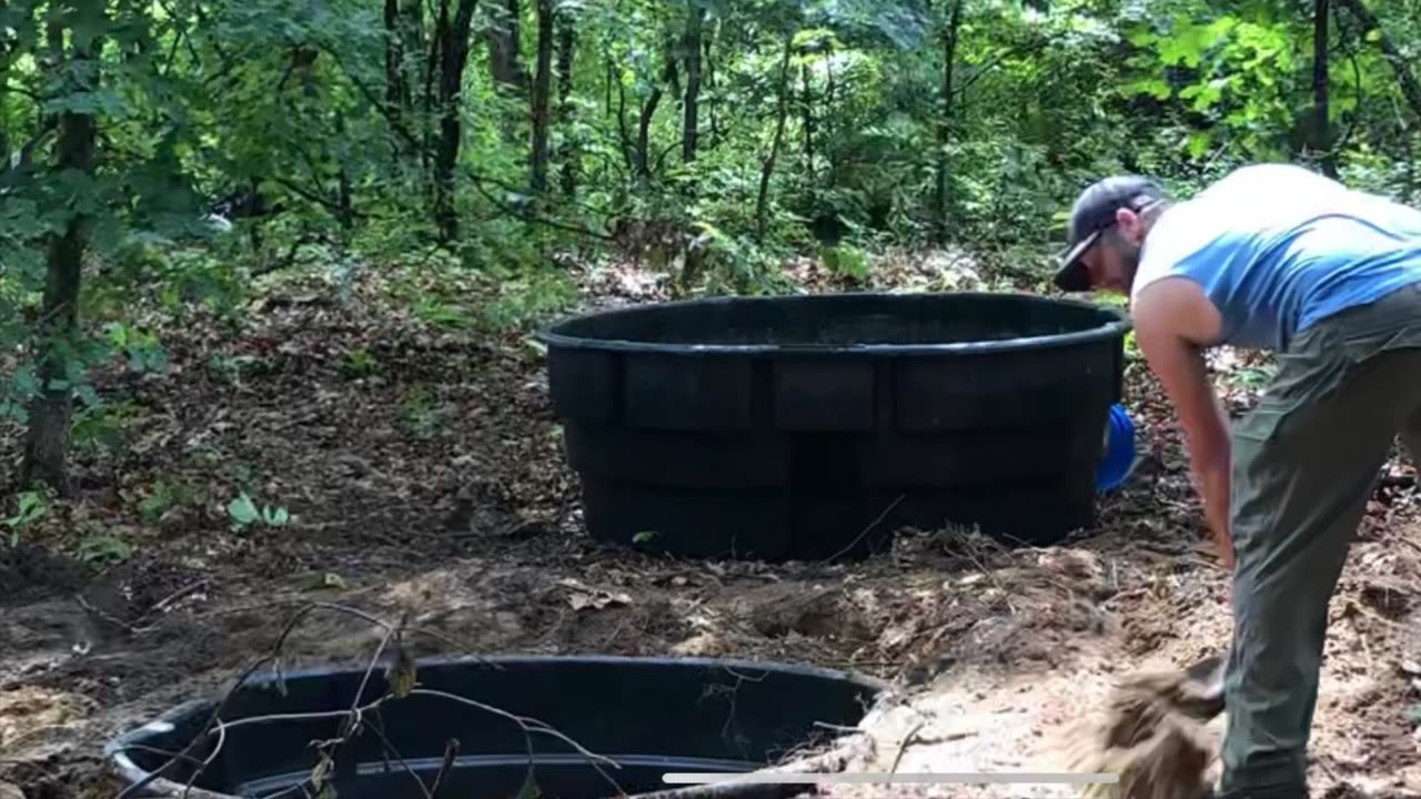 A WATER HOLE I PUT IN THIS SUMMER!!