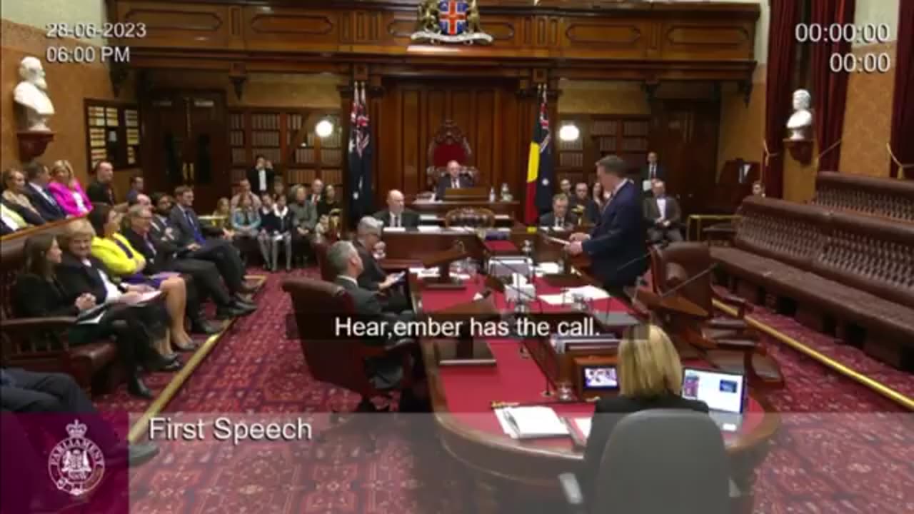 Juhn Ruddock's Maiden Speech in NSW Parliament