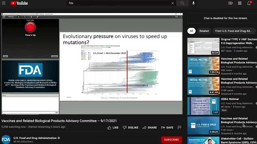 FDA Committee Exposure the Vaccines are deadly