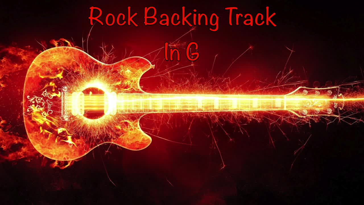 Rock Backing Track in G