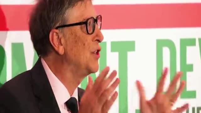 Bill Gates Interview at Davos January 24th 2017. All the Evidence we Need.