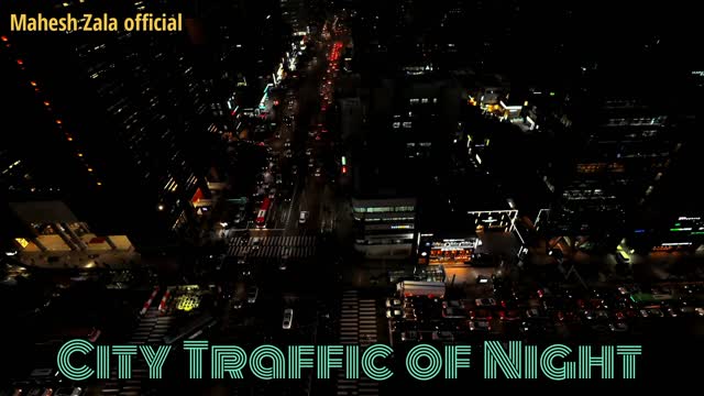 City Traffic 🚦 view of USA | City Street At Night| Vehicle Traffic