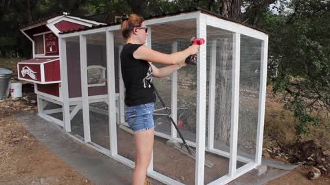 How to make a chicken coop.