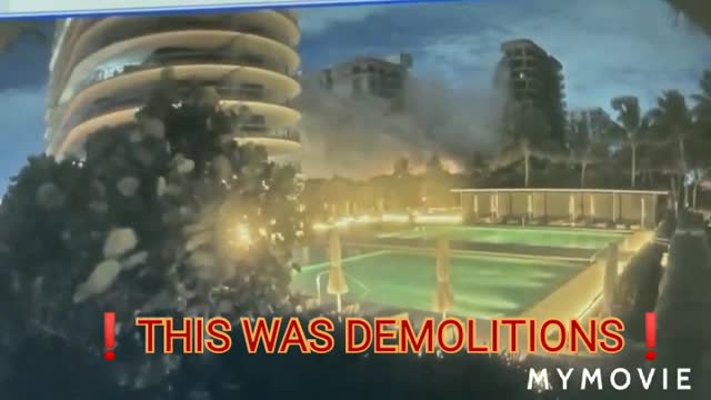 Demolitions caused the Florida Building Collapse Extra Footage