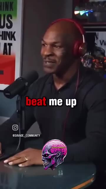 Mike Tyson voting for Trump