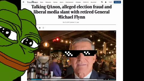 General Flynn asked about Qanon! 😎😂