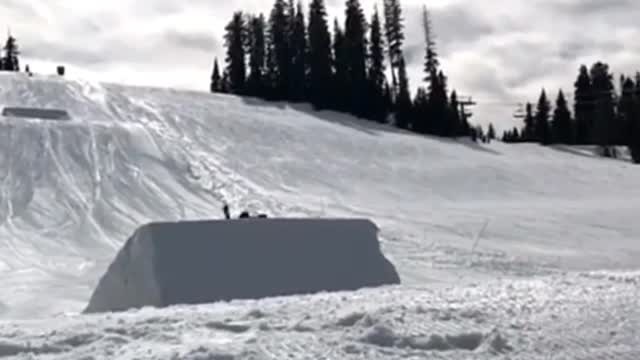 Collab copyright protection - pink board snowboard bounce fail