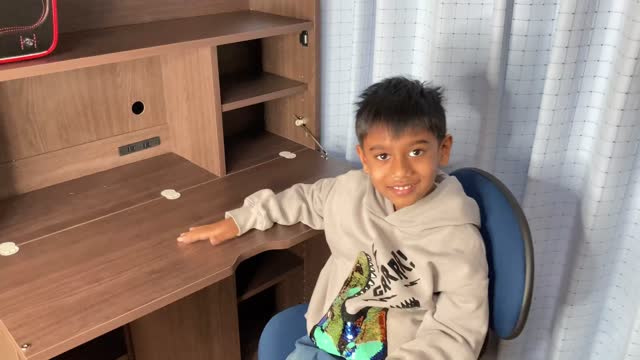 Affan's 1st Grade Present!