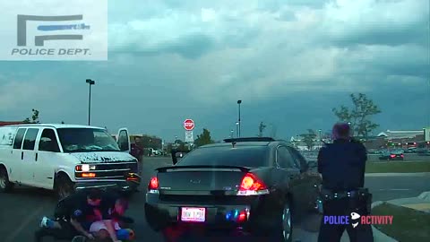 Driver Crashes Into Fleeing Suspect To Help Police Catch Him