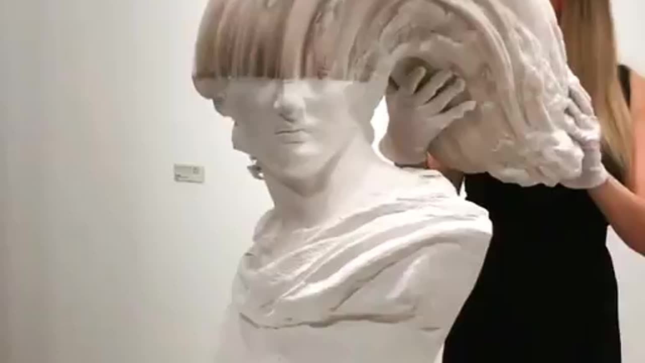 Sculpture Made of Paper Waxed Together