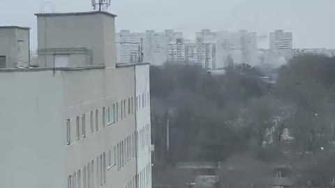28.02.2022. Another day of war, Russia - Ukraine!!! Kharkiv. Rocket and artillery fire