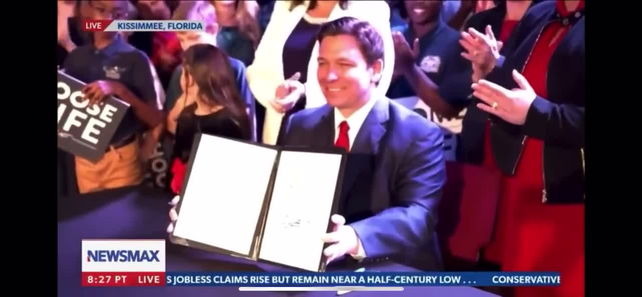 Gov. Desantis signs into law Abortion Bill to stop abortion for babies older than 15 weeks