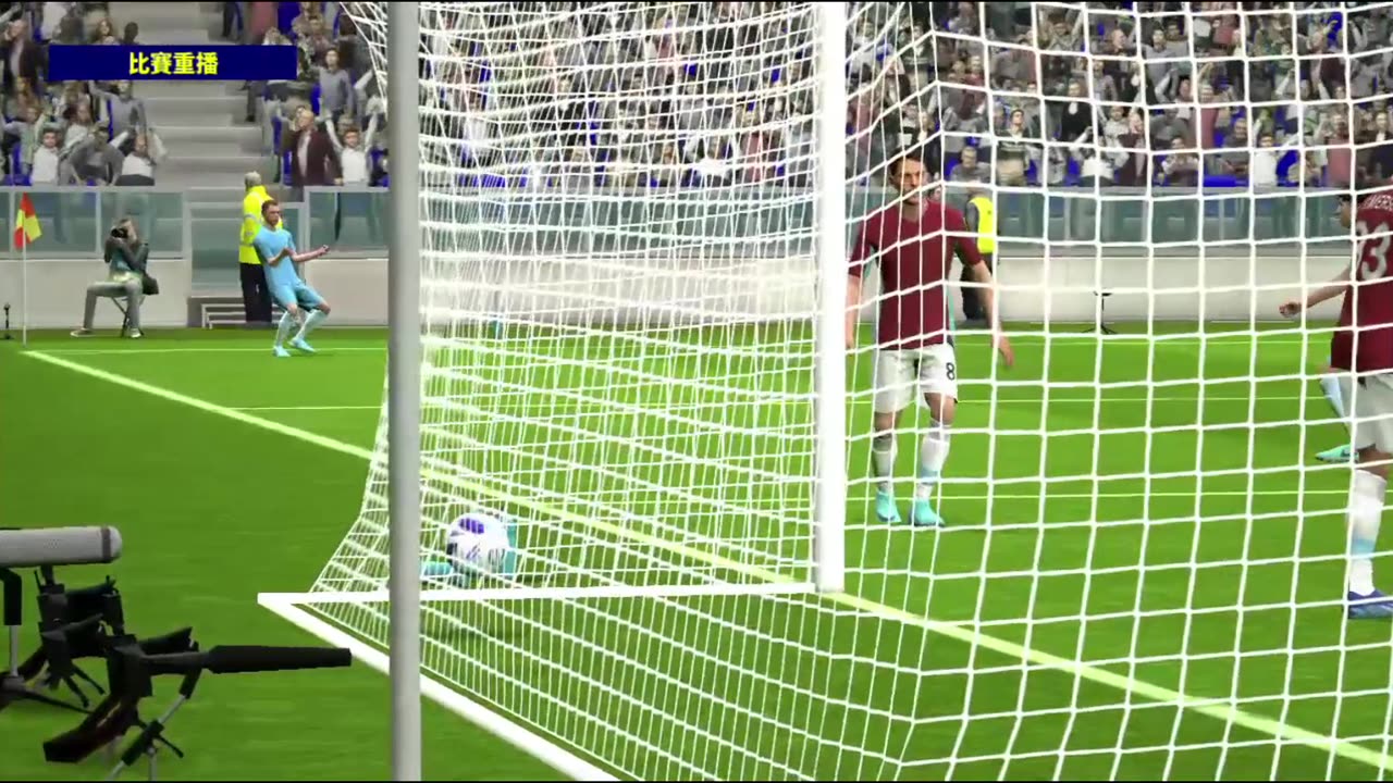 Amazing goal in soccer game