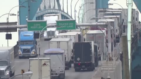 8 minutes of trade in 15 seconds Ambassador Bridge