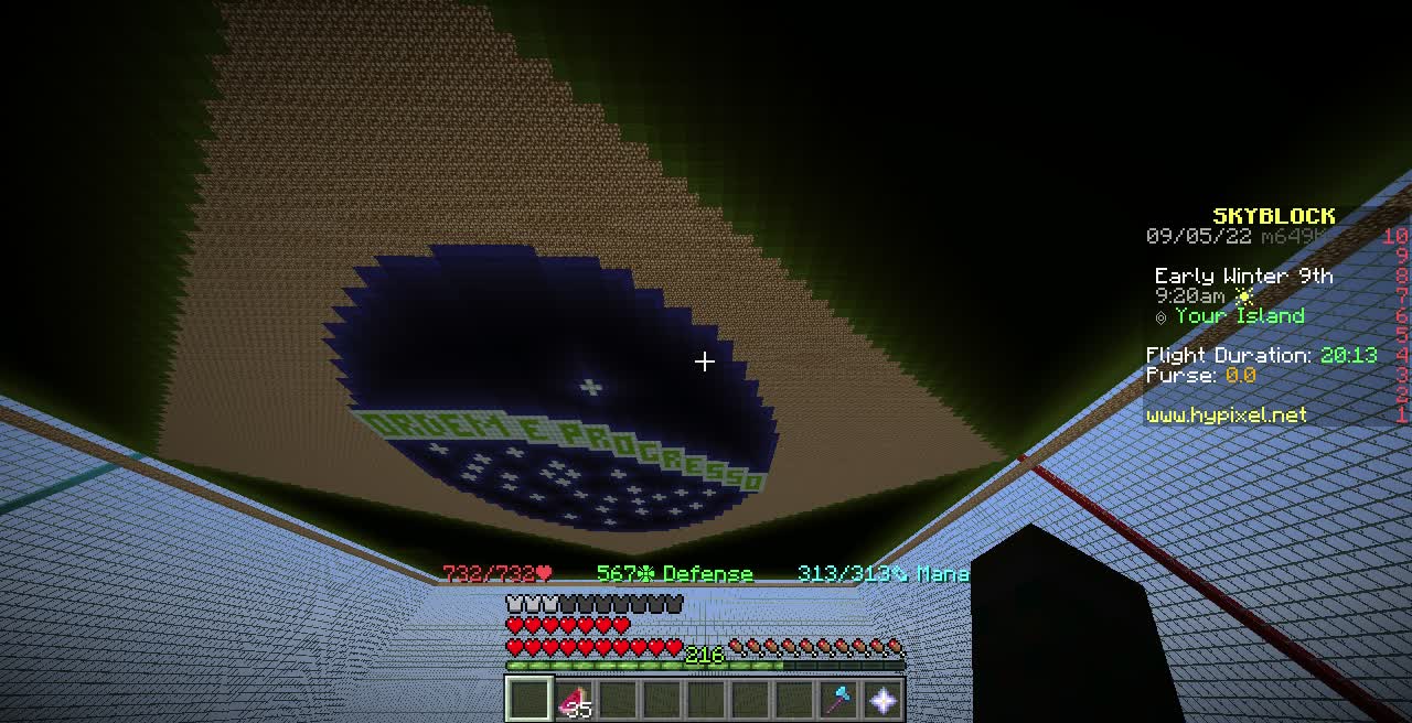 Sky Block Hy Pixel Ilha TempsBR 05 Setemebro 2022