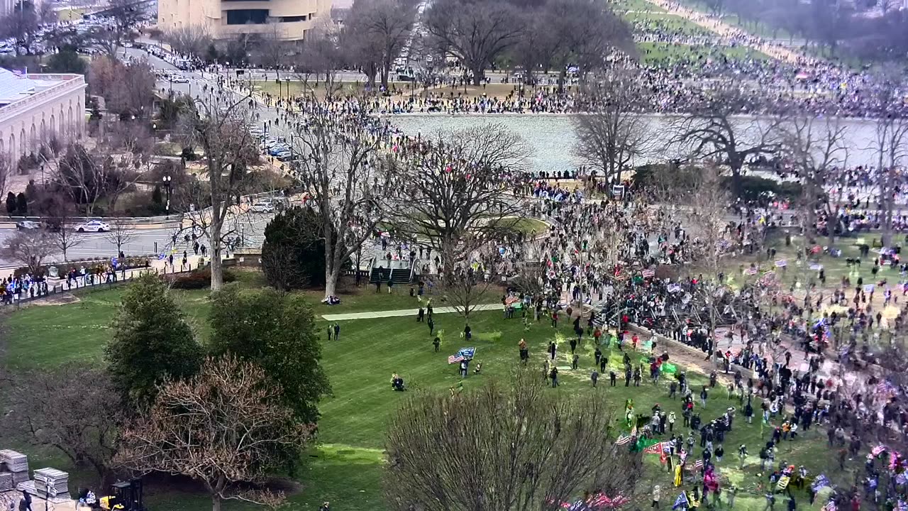 January 6 2021 US Capitol CCTV - Southwest Roof 14:00:52-14:10:52