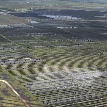 Solar energy plant destroyed Texas by hailstorm