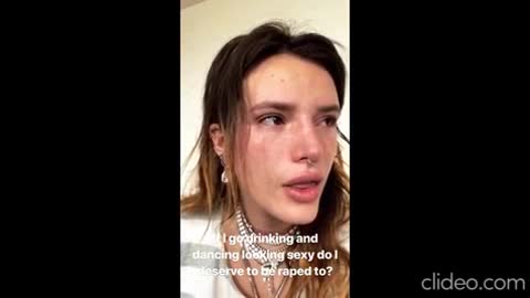 Bella Thornton crying about Whoopi Goldberg's lecture