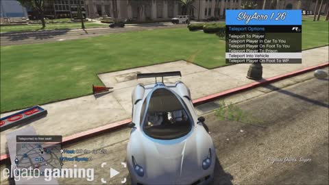 GTAV TROLL Jesus takes the wheel.
