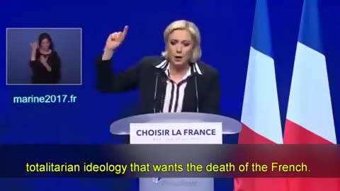 Marine Le Pen vows to deport Islamists from France if she becomes the next French president