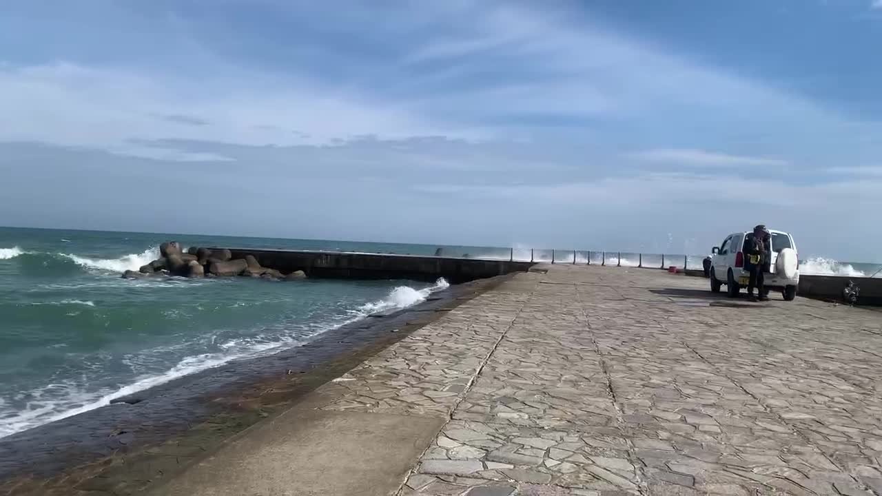 waves of the waters on the beach