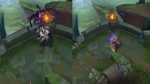 Debonair Zed VS Galaxy Slayer Zed ( SKIN COMPARISON )