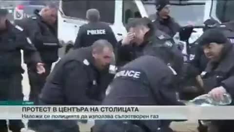 Bulgarian Police punished by God and Mother Nature
