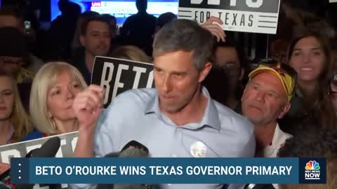 Beto O’Rourke Touts Plan After Winning Texas Governor Primary