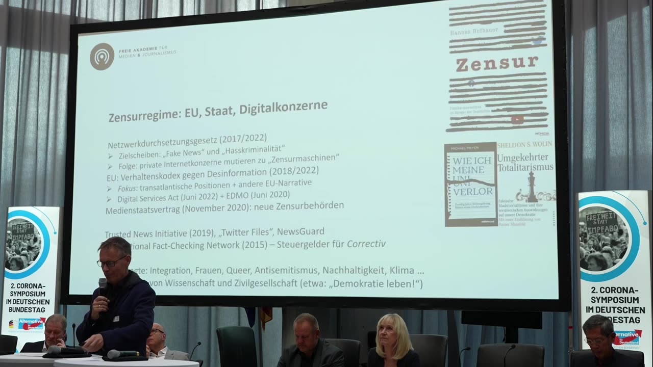 2. Corona-Symposium im Bundestag - Prof. Dr. Michael Meyen – Medien - Tag 2