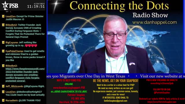 2022-04-19 11:00 EDT - Connecting the Dots: with Dan Happel