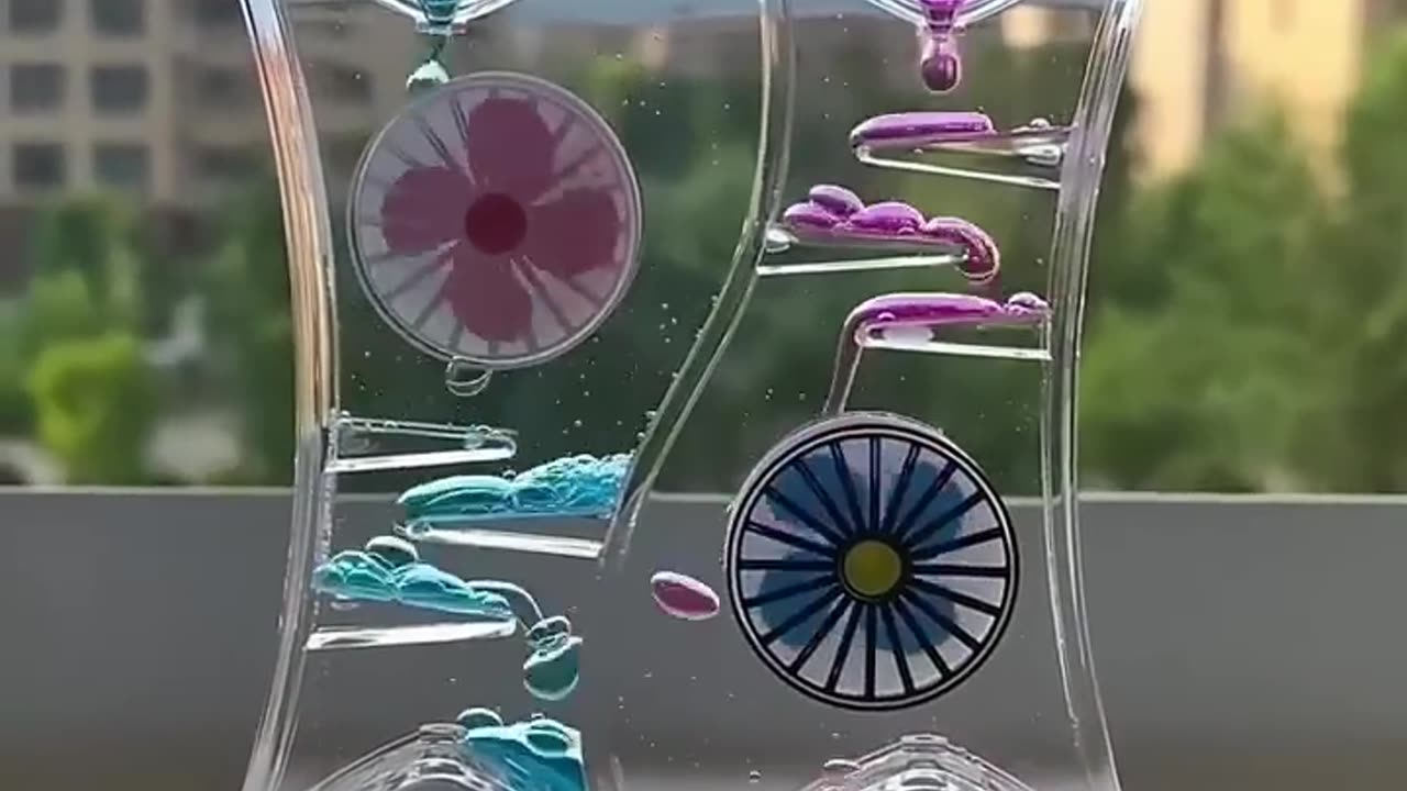 Windmill Liquid Motion Hourglass ⏳🌀