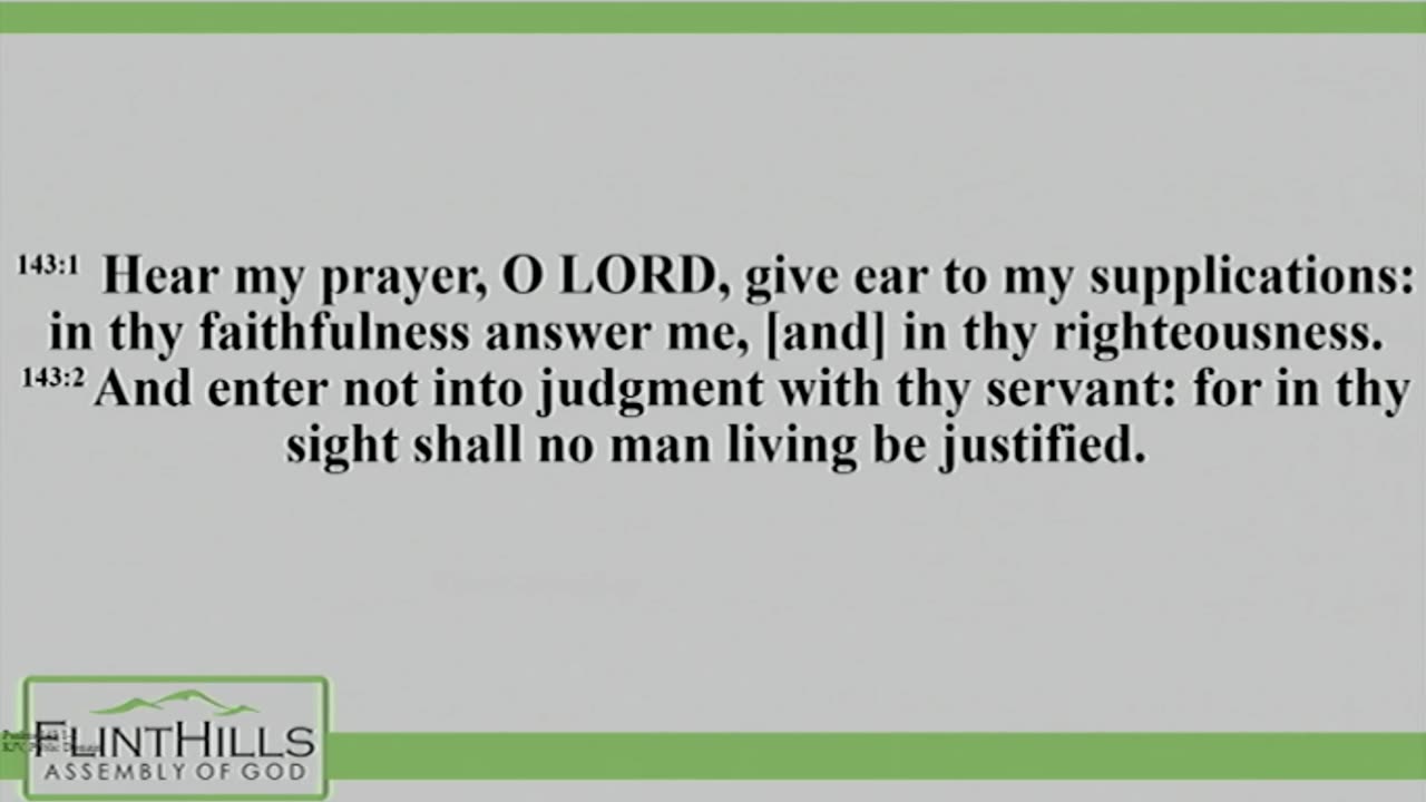 Psalm 143 (12/27/2023)