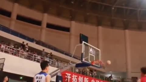 At a basketball game