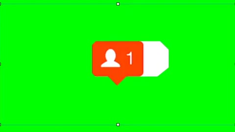 Instagram Follower Count Green Screen