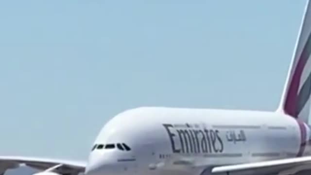 A380 Waiting To Take-Off