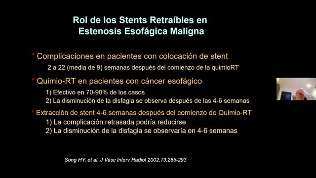 No. 4- El rol de los Stents en Estenosis Esofágicas malignas. -Dr. Song Ho-Young