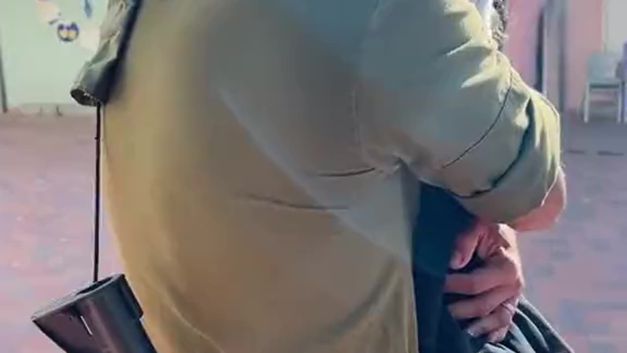 She didn't see her hero in over a month.