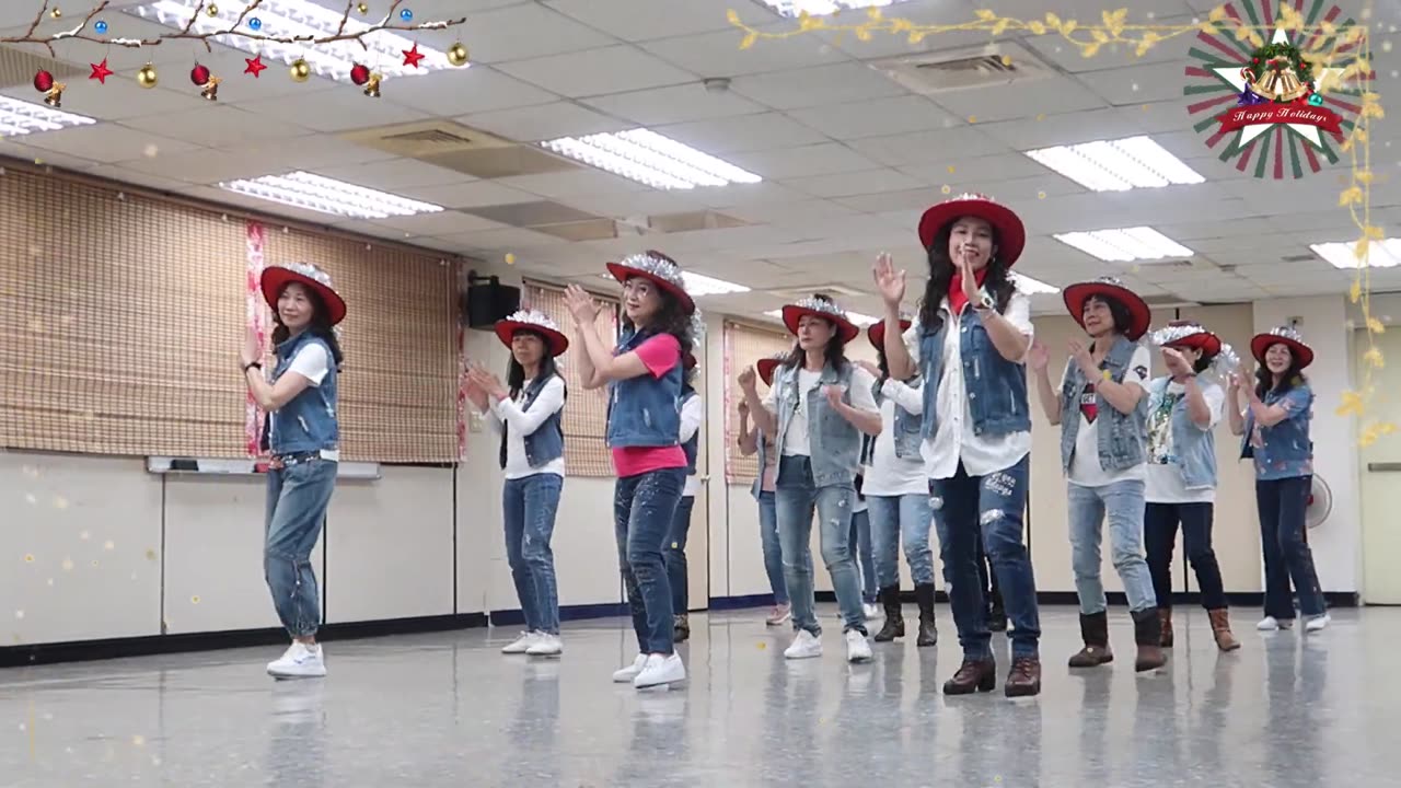 Rock in Christmas Line Dance 2