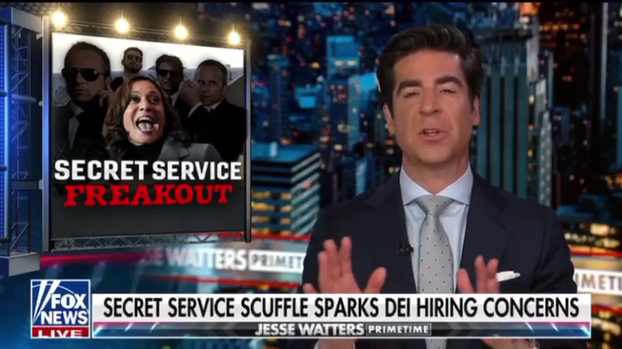 Kamala’s Secret Service agent goes ballistic