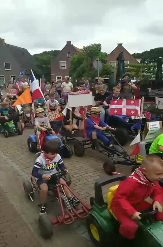 V Holandsku se k protestům farmářů přidávají i děti