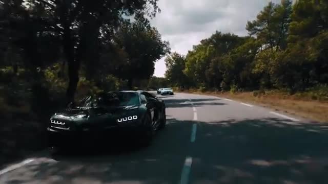 A Driving with BUGATTI