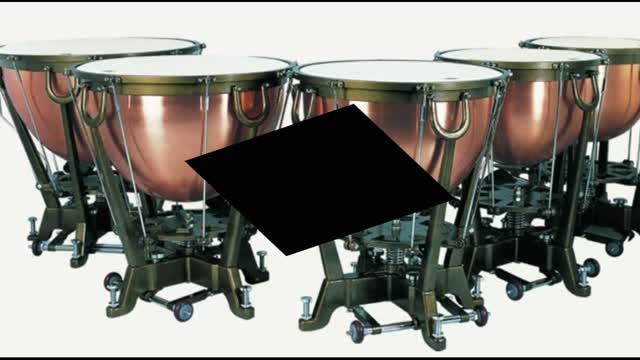 High Grade Aluminum Stand Copper Steel Timpani Music