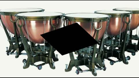 High Grade Aluminum Stand Copper Steel Timpani Music