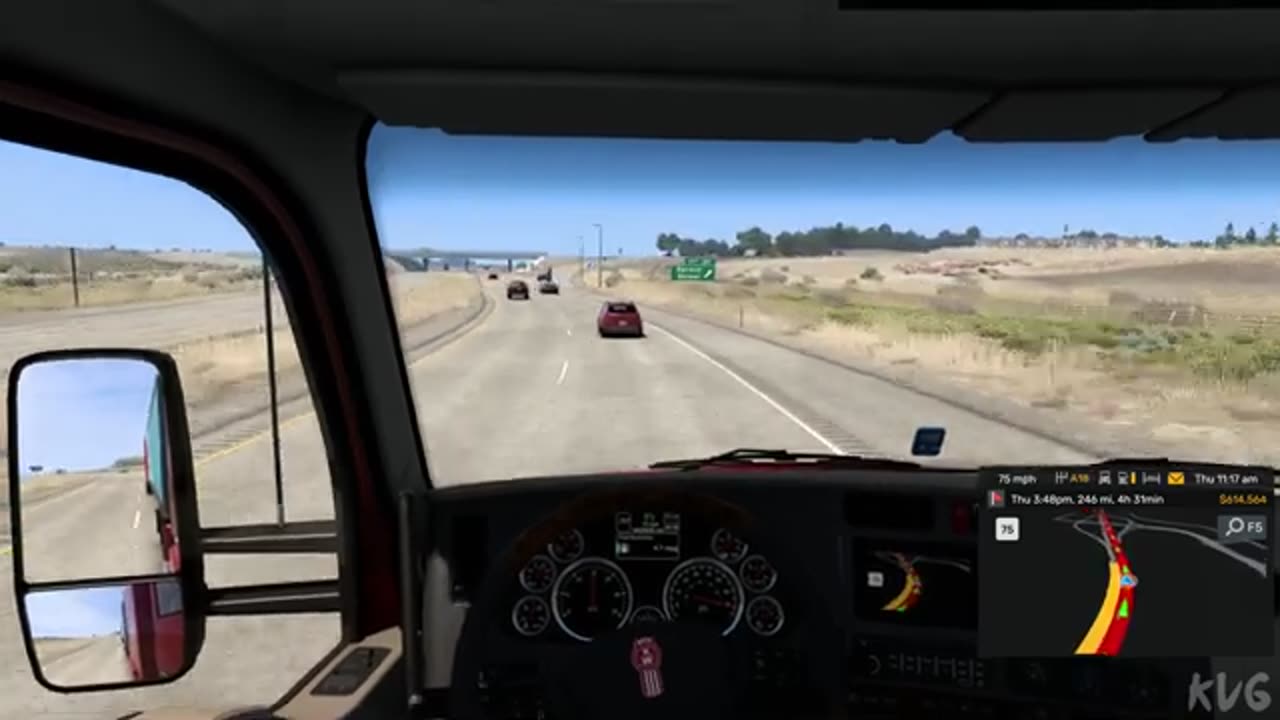 American Truck Simulator - Wyoming Gameplay (PC UHD) [4K60FPS]