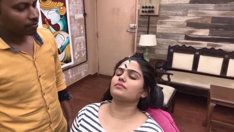 Ear Cleaning Head Massage Relaxation ASMR _ Indian Massage (1080p)