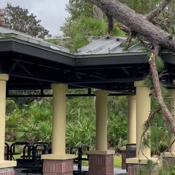 Hurricane Milton Damage in Sam Smith Park, Florida