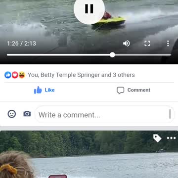 Dad at 70 years old or more flips while tubing