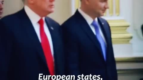 Trump warning Germany in 2018