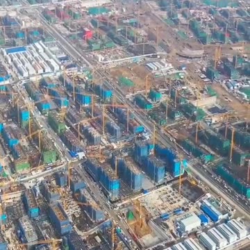 This is Xiongan City, one of the world’s largest construction sites.